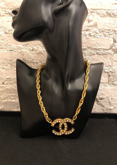 coco chanel vergoldete kette|Halsketten .